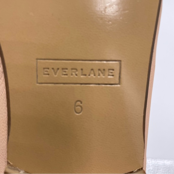 NEW Everlane Pink Italian Leather The Day Tie Ballet Flat in Size 6 - Picture 12 of 15